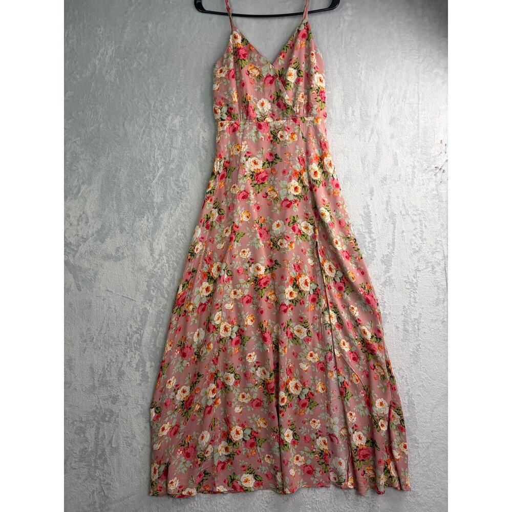 Lulus Everlasting Bliss Blush Floral Maxi Dress - Size Small - NWT - Picture 4 of 10